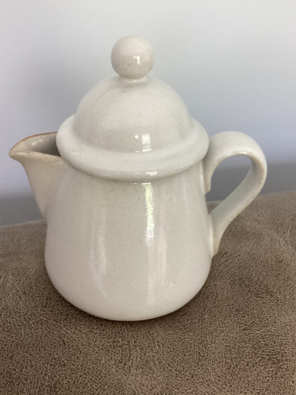 Vintage Dansk International Design white teapot 12oz